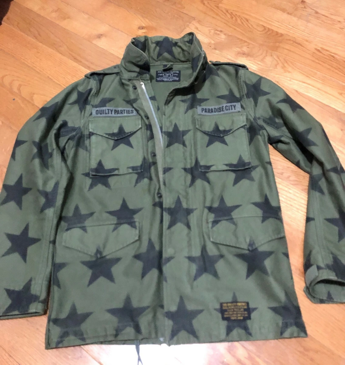 Wacko Maria star M65 field Jacket 36 (S) Green | eBay
