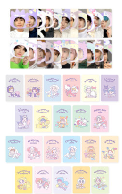 NCT SANRIO 韓国 サンリオ MD トレーディングカード トレカ A B NCT X SANRIO TOWN OFFICIAL MD GOODS TRADING CARD B VER
