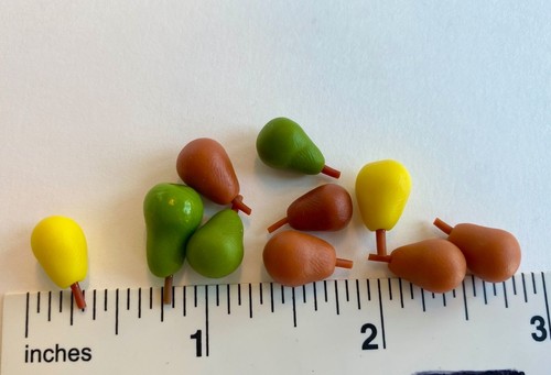 wholesale Food 1:12 Dollhouse Miniature handmade clay Vegetable fruit market - Picture 21 of 50