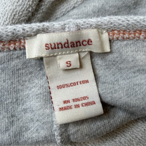 Sundance French Terry Knit Sweatshirt Dress Size Small Gray Pockets Long Sleeve - Picture 3 of 4