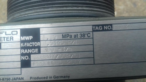 YOKOGAWA MEDIDOR DE FLUJO DE VÓRTICE DE FLUJO DE TEJO DYO50 - Imagen 7 de 9