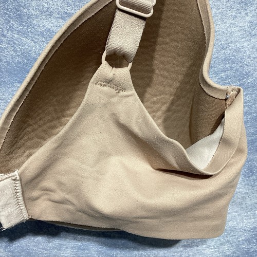 Olga Bra Beige 34D Underwire Lace Trim Molded Cup - Picture 8 of 11