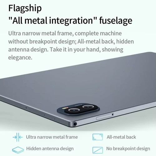10.1" Android 13 Tablet – 8GB RAM, 256GB Storage, 5000mAh Battery, Dual Cameras - Picture 4 of 12