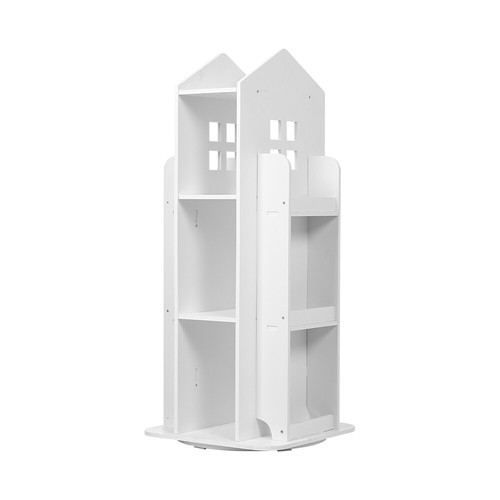 360° Rotating Bookshelf Display Stand Bookcase Book Storage Holder Rack Home Kid - Picture 10 of 12