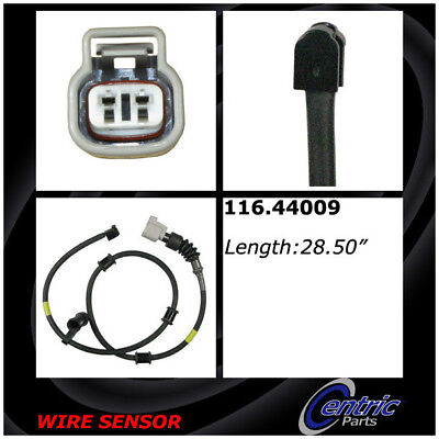 Disc Brake Pad Wear Sensor-Brake Pad Sensor Wires Rear Centric 116.22011