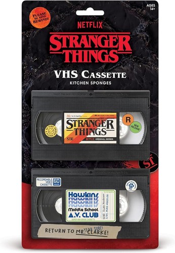 Stranger Things VHS Kassette Küchenschwämme 2er Set brandneu - Bild 3 von 4