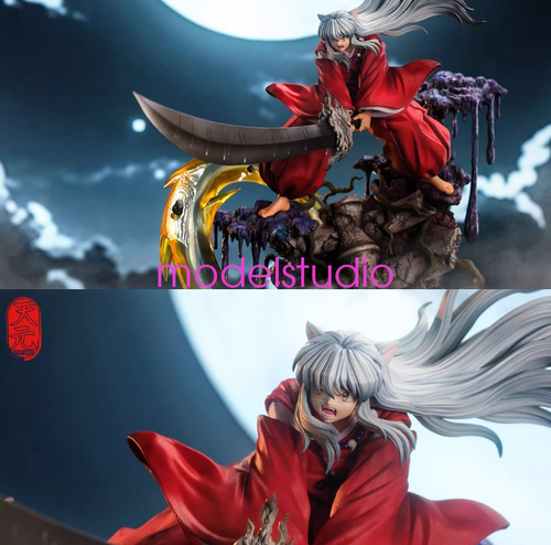 TY Studio Inuyasha Resin Statue Collectibles Figurine DX version 43cm Presale - Picture 7 of 7