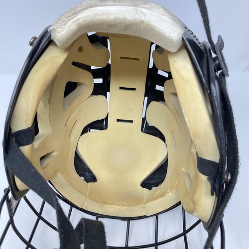 CCM HT1 Ice Hockey Helmet Black 6 3/8 - 7 MHT1 Small w/ FM10 JR Face Mask - Picture 7 of 11