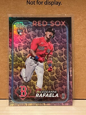 2024 Topps Series 1 Ceddanne Rafaela #1 Easter Egg Foil SP