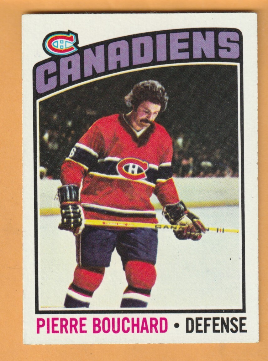 Pierre Bouchard Montreal Canadiens 1976-77 Topps #177
