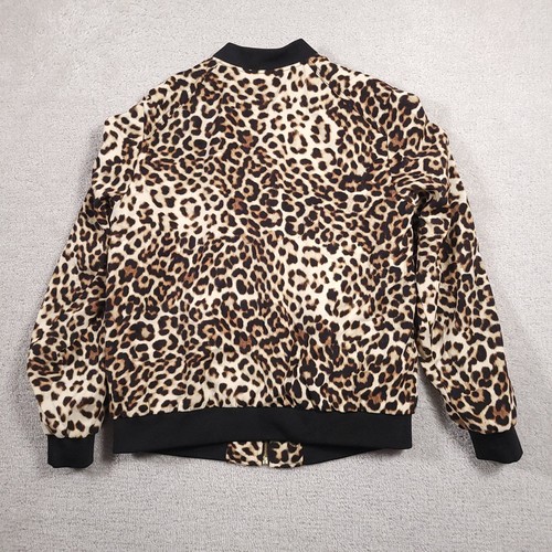 Susan Graver Full Zip Jacket Women's Small Animal Print Long Sleeve Lined - Picture 10 of 13