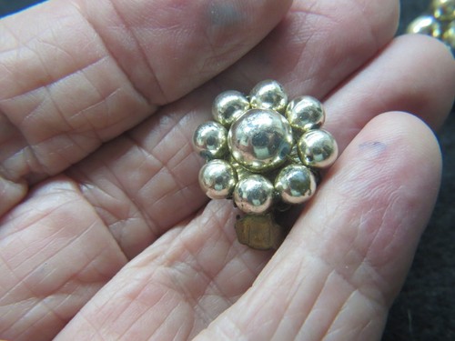 Alte Silberfarbene Ohrringe JAPAN - Bild 5 von 10