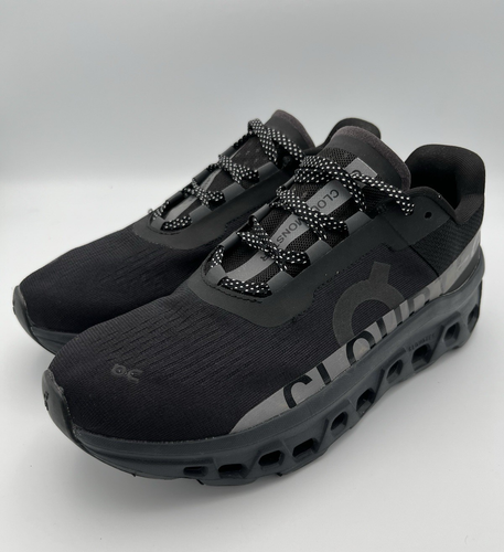 ON Running Cloudmonster Shoes Black Magnet New Workout Gym US Mens Size W6.5