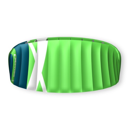 Lenkmatte Lenkdrachen CrossKites Quattro 4.5 Green Vierleiner Kite Flugdrachen - Bild 4 von 9