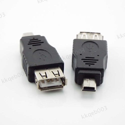 USB 2.0 Type A Female to Mini B 5 Pins Male Adapters Smart Phone OTG Converter - Picture 7 of 7