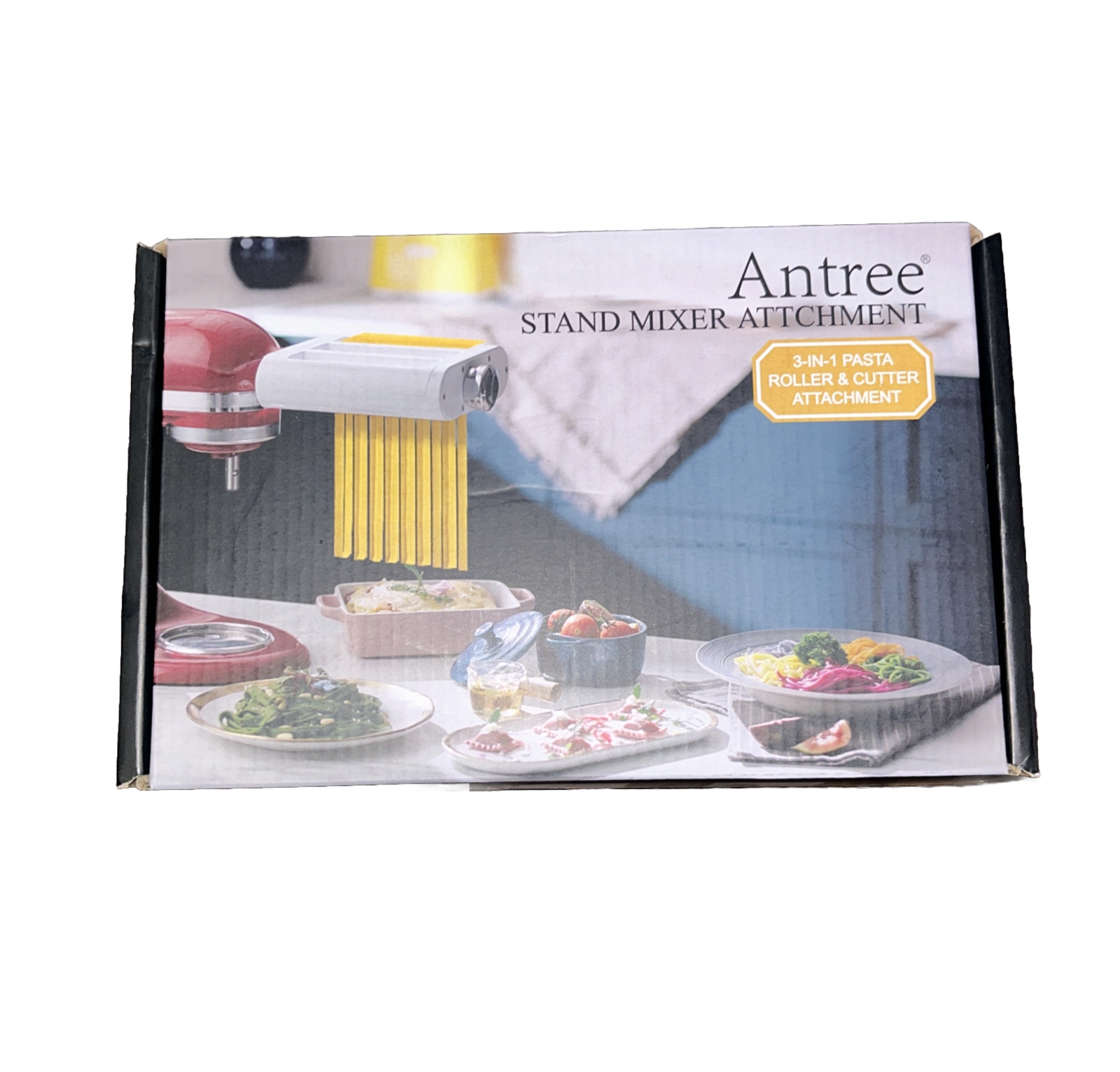 Antree Pasta Maker Attachment For KitchenAid Stand Mixers 3 in 1 Set