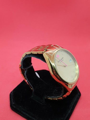 Reloj pulsera Kate Spade Nueva York tono oro en vivo colorido, pantalla de fecha. #116. - Imagen 3 de 8