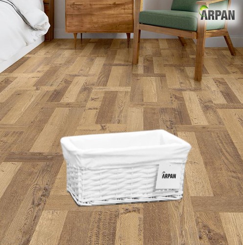 Arpan Wicker Storage Basket White With Cloth Lining Hand Woven Gift Hamper - Picture 18 of 25