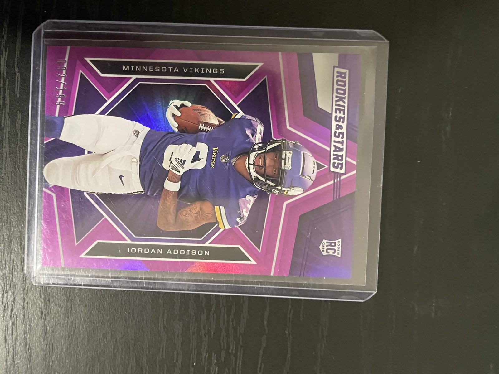 2023 Panini Rookies & Stars - Rookies Purple #157 Jordan Addison /199 (RC)