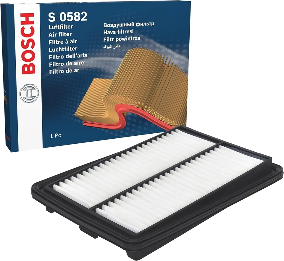 KIT DE SERVICIO FILTRO DE AIRE ACEITE BOSCH NISSAN QASHQAI 1.5 DCI J11 + ACEITE CARCASA 2014-18 Foto 2 de 4