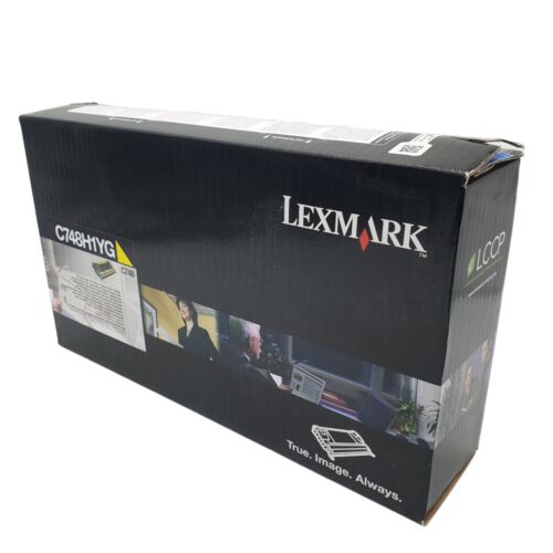 Lexmark C748H1YG Yellow Toner Cartridge High Yield Genuine Original C748DE C748E - Picture 4 of 19