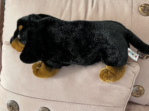 Aurora Rottweiler Welpe Ganzkörperpuppe 15 Zoll weich - Bild 2 von 5