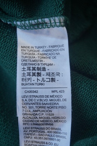 LEVI'S BIG & TALL RELAXED GRAPHIC HOODIE Men's 6XL, Authentic BRANDNEW 871150014 - Picture 12 of 14