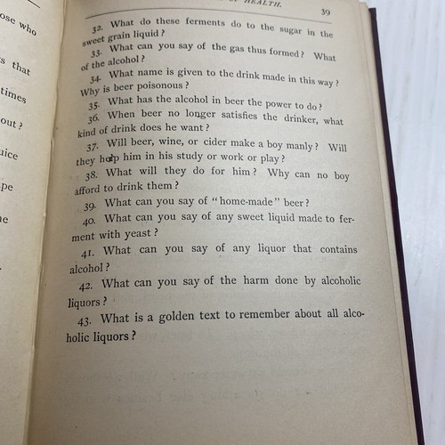 1897 The Child’s Book Of Health Lessons For Schools Textbook Blaisdell MD - Picture 12 of 21