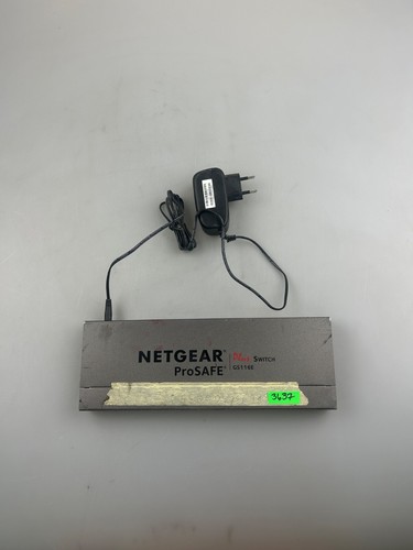 Netgear ProSafe Plus Switch, GS116E / GS116Ev2, 16-Port Gigabit Switch (Used)