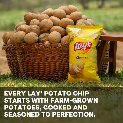 Lay's Potato Chips, Classic, 1 Ounce (Pack of 40), Free & Fast Delivery - Picture 19 of 22