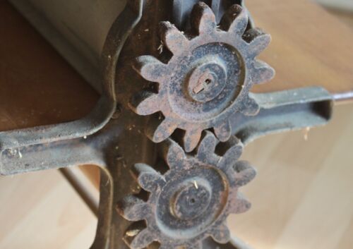 biancheria difetto vecchia antica ghisa ORIGINALE MIELE rulli pressa top decorazione vintage - Foto 15 di 24