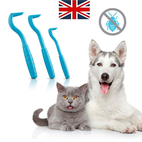 2/3Pcs Tick Lice Remover Removal Tool for Dog Cat Horse Puppy Pet UK. - Picture 5 of 24