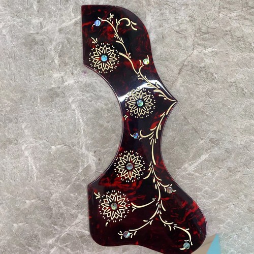 Acoustic Guitar Pickguard Abalone Shell Inlaid for Gibson SJ 200 or 40-43 Inch - Picture 28 of 44