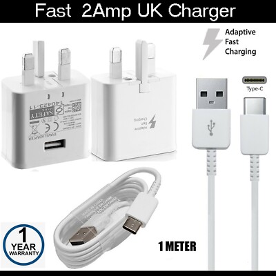 For Samsung Galaxy A12 A21 A31 A41 A51 5G Fast Charger Adapter USB Data  Cable