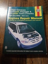 Haynes Dodge Caravan 30011 Repair Manual 1996 - 2002 Mini Van Plymouth Chrysler