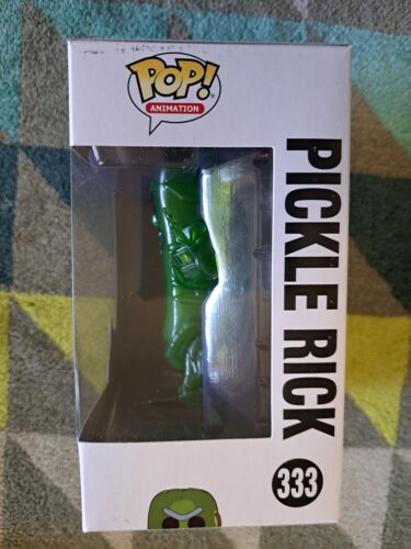 Pickle Rick Pop 333 Translucent - Rick & Morty Funko Pop! Vinyl 2018 Vaulted - Picture 2 of 9