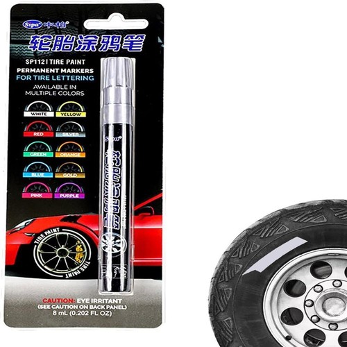 Pour Caoutchouc Méta Verre Voiture Pneu Couleur Stylo
