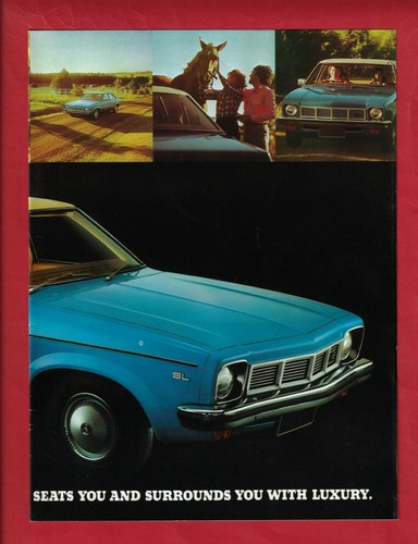 HOLDEN 1900 SL TORANA 4 PAGE BROCHURE MAY 1974 - Afbeelding 1 van 3