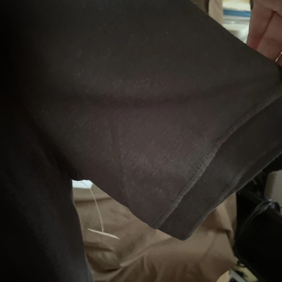 Camisa polo masculina preta nova com etiquetas Open Trails tamanho médio - Imagem 4 de 4