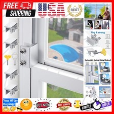 Durable Keyed Window Locks for Vertical and Horizontal Sliding Models - 4 Sets