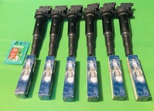 BMW E60,E71,E82,E90,E92 135,335,535,Z4-N54 Ignition Coil+Spark Plugs New Edition