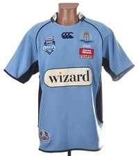 NEW SOUTH WALES BLUES AUSTRALIA RUGBY LEAGUE SHIRT CANTERBURY SIZE M ADULT