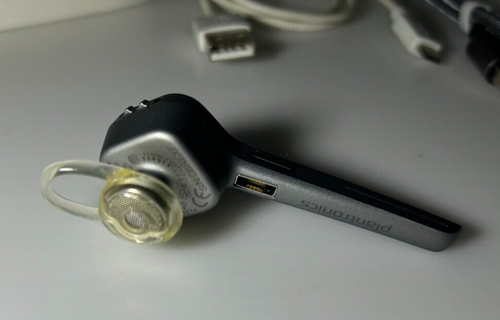 Plantronics Voyager Edge Pite14, grau/weiß, mit Charger, geprüft - Zdjęcie 6 z 7