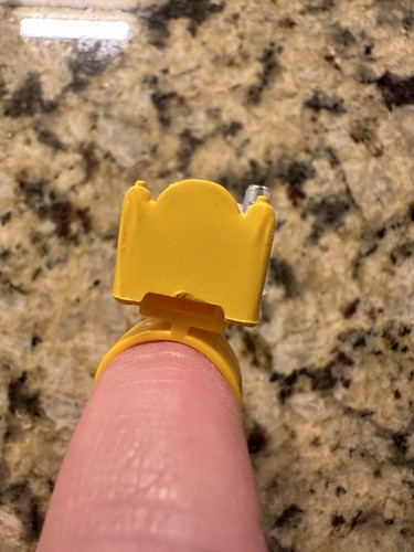 Polly Pocket Tiny Tinas Dinner Time Ring No Doll! Bluebird Toys Vintage Original - Picture 4 of 6