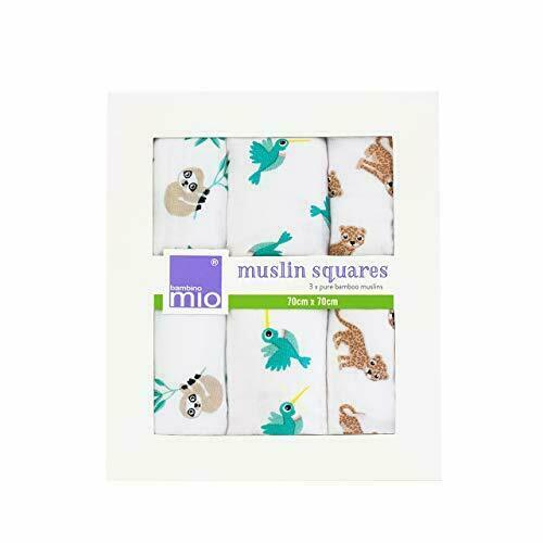 3 Stück Bambino Mio Mullwindeln 70x70cm - MioSquares