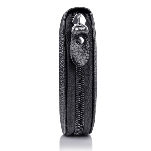 Mens RFID Leather Zipper Wallet Credit Card Holder Front Pocket Clutch Handbag - Bild 7 von 32