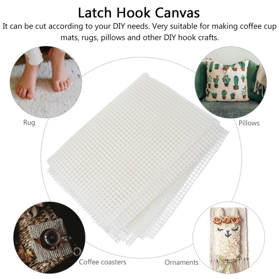 Carpet Rug Hooking Mesh Tools Woven Fabric DIY Making Versatile eBay