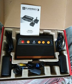Atari Flashback 3 Classic Game Console w/2 Controllers + 60 Built-In Games
