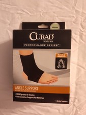 CURAD Elastic Pull-Over Ankle Support Performance Series ORT26100MD MEDIUM NEW 
