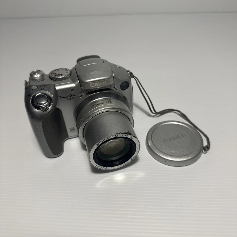 Canon PowerShot S2 IS 5MP Digital Camera with 12x Zoom Lens Untested - Image 2 of 4